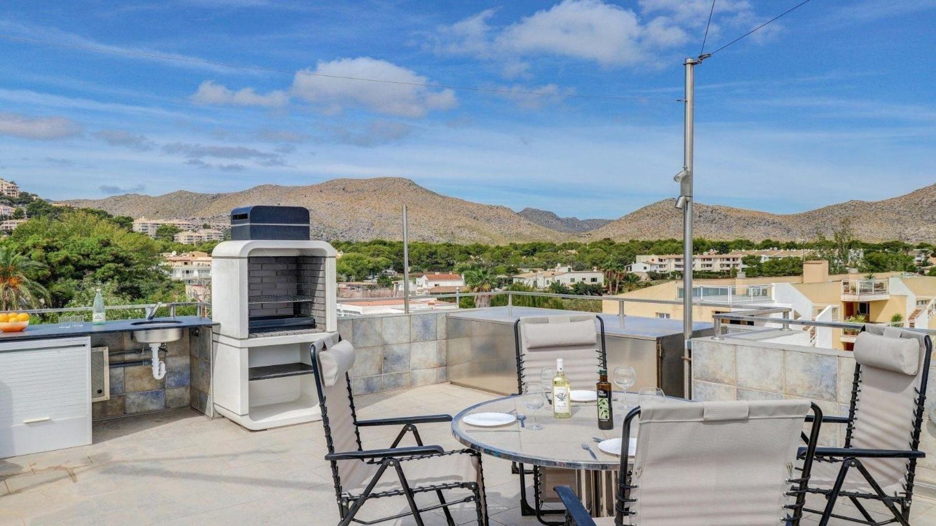 Apartament In Pollenca Mit Schoener Terrasse Port de Pollença